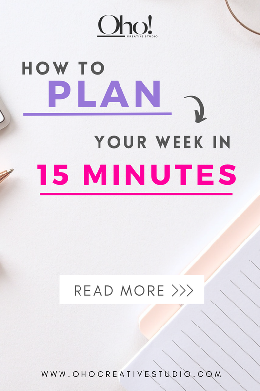 ✨ How to Plan Your Week in 15 Minutes