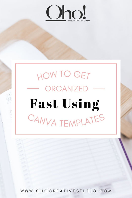 📌 How to Organize Your Life Fast with Canva Templates